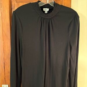 J. Crew Black Long Sleeve Top